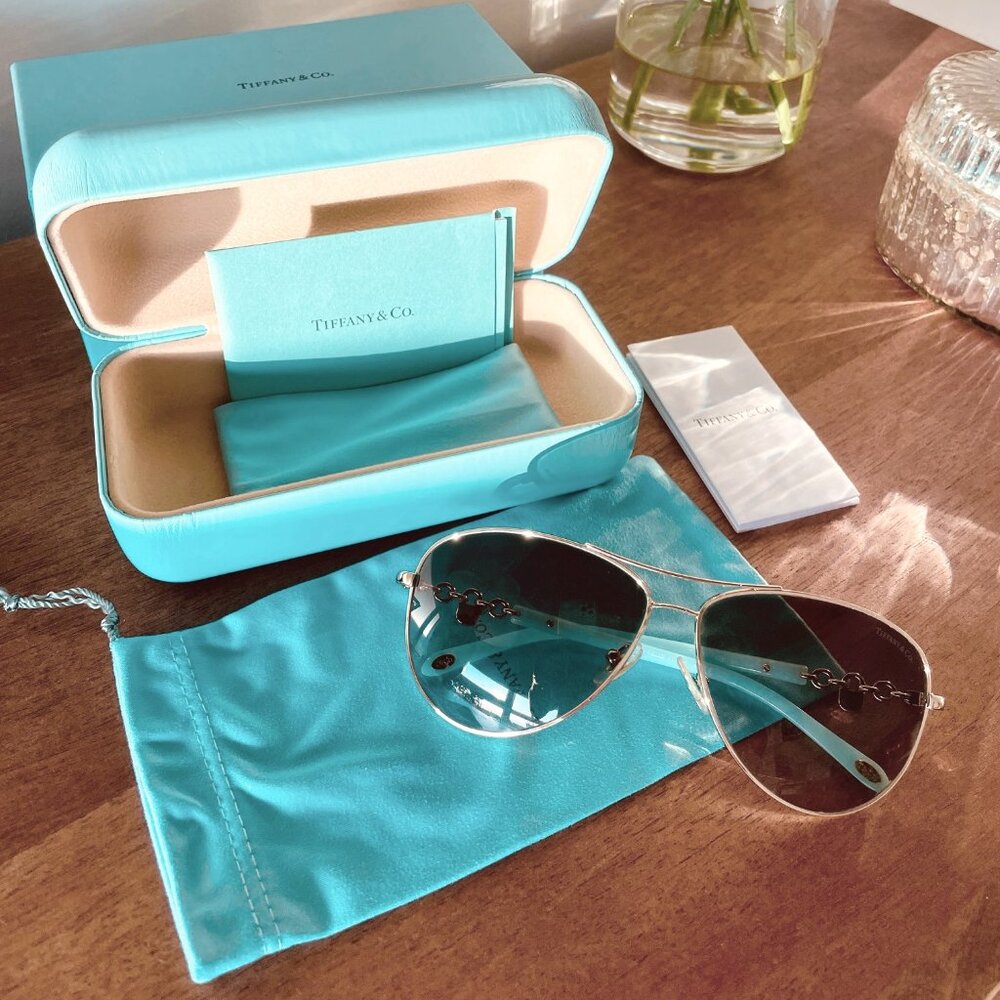 Tiffany & Co. Aviator Sunglasses – TF3034 6021/3M – Made in Italy